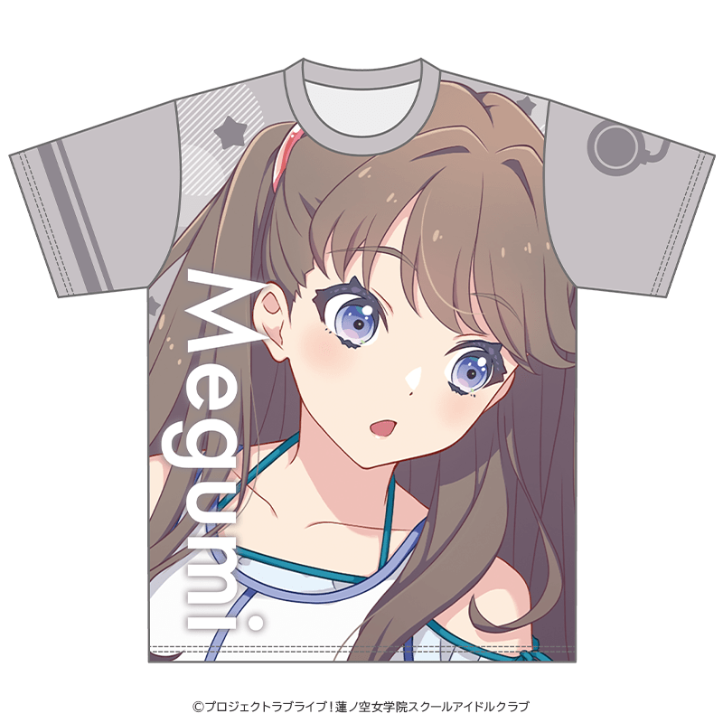 ラブライブ！蓮ノ空女学院スクールアイドルクラブ カラーTシャツ 藤島慈 レッスンウェアver.