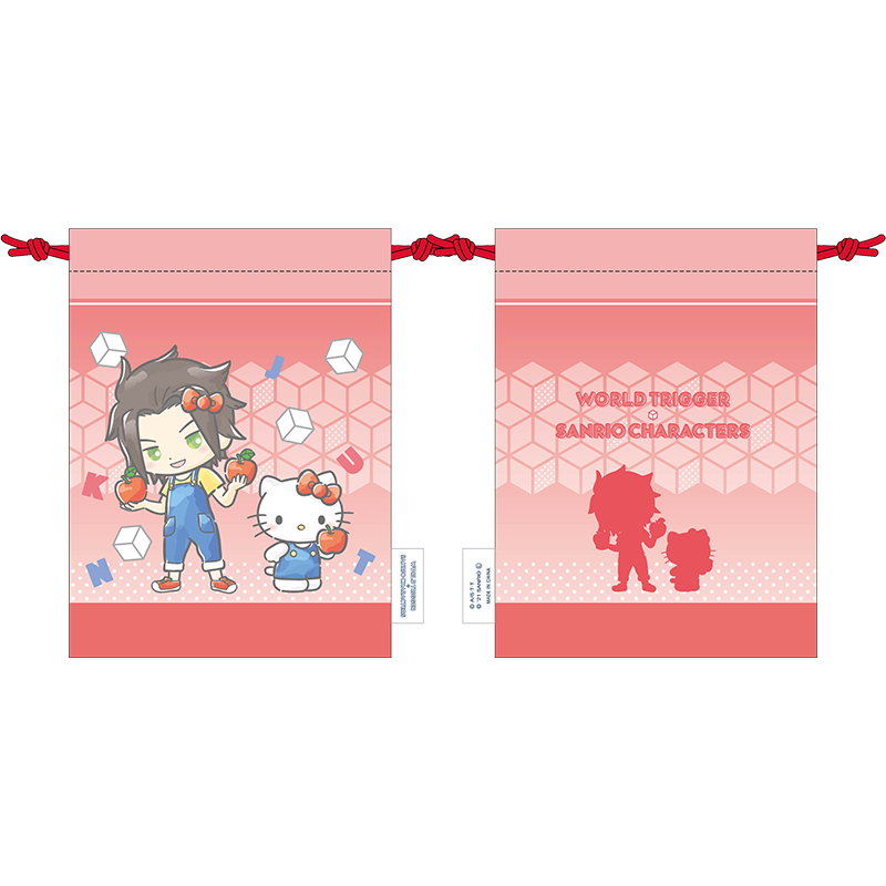 ワールドトリガー×サンリオキャラクターズ vol.1 巾着 嵐山 准