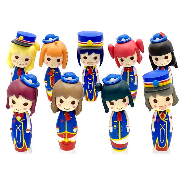 ラブライブ！サンシャイン!! こけしフィギュア HAPPY PARTY TRAIN ver.